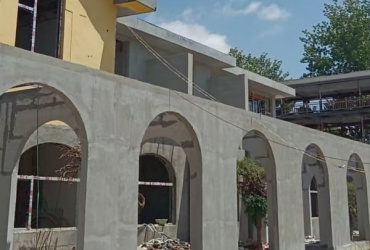 陸渾水庫景區綠標施工現場